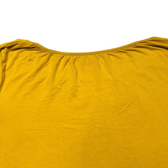 Merona Mustard Yellow Long Sleeve Top - Picture 5 of 7